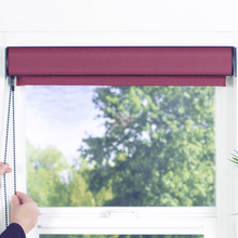 Load image into Gallery viewer, Roller Shades and Solar Shades, Parent Contemporary Fabric Light Filtering Roller Shades
