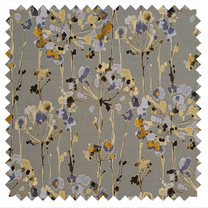 Crane Botanical Grey - Classic Roman Shade - Factory Direct Blinds