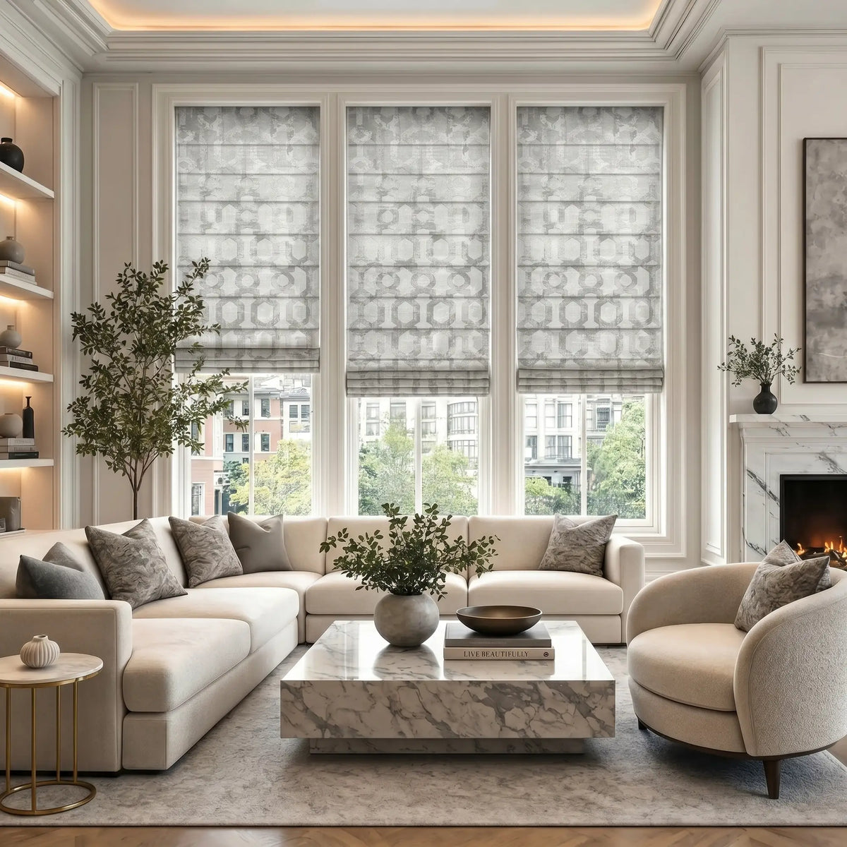Luxury Roman Shades