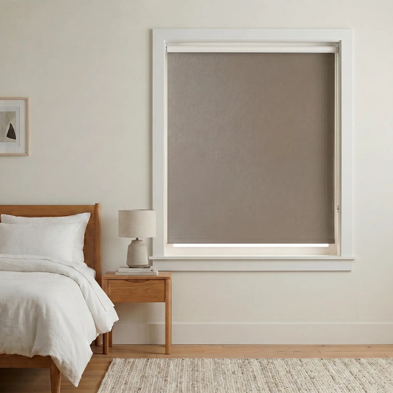 Classic Blackout Vinyl Roller Shades
