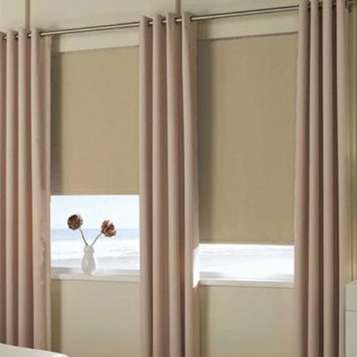 Economy Basic Vinyl Blackout Roller Shades: On Sale Today