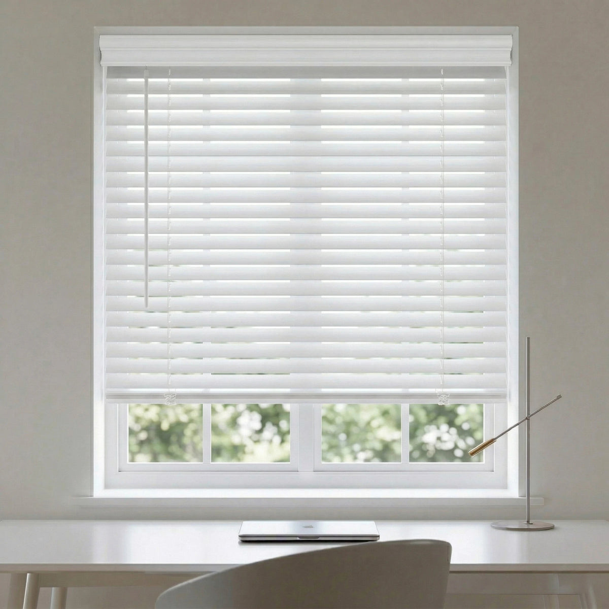 Essential 2" Cordless Faux Wood Blinds