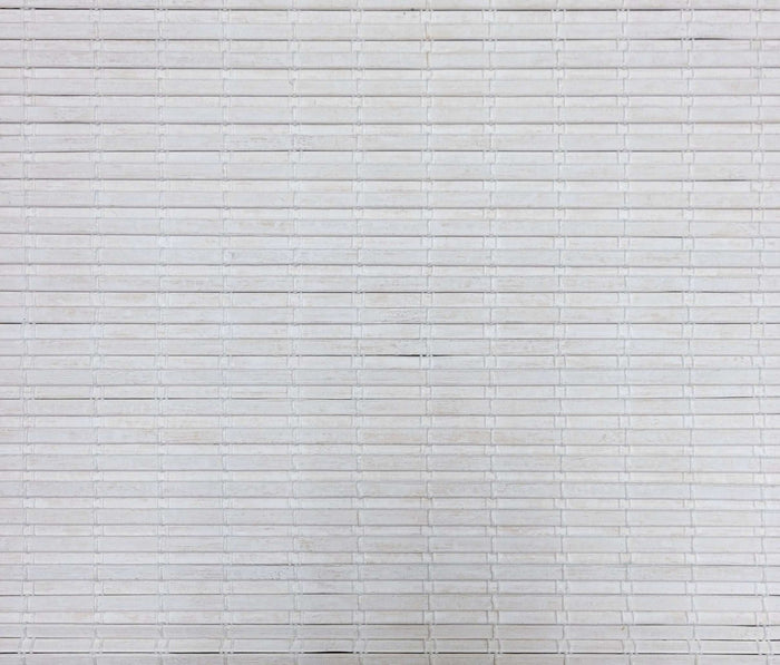 Exuma White - Cordless Woven Wood Shades