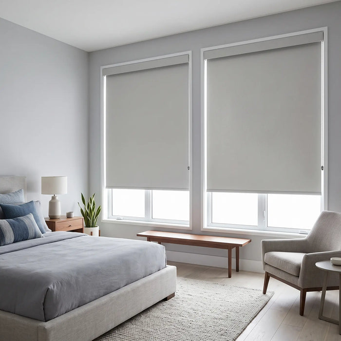 Classic Blackout Vinyl Roller Shades