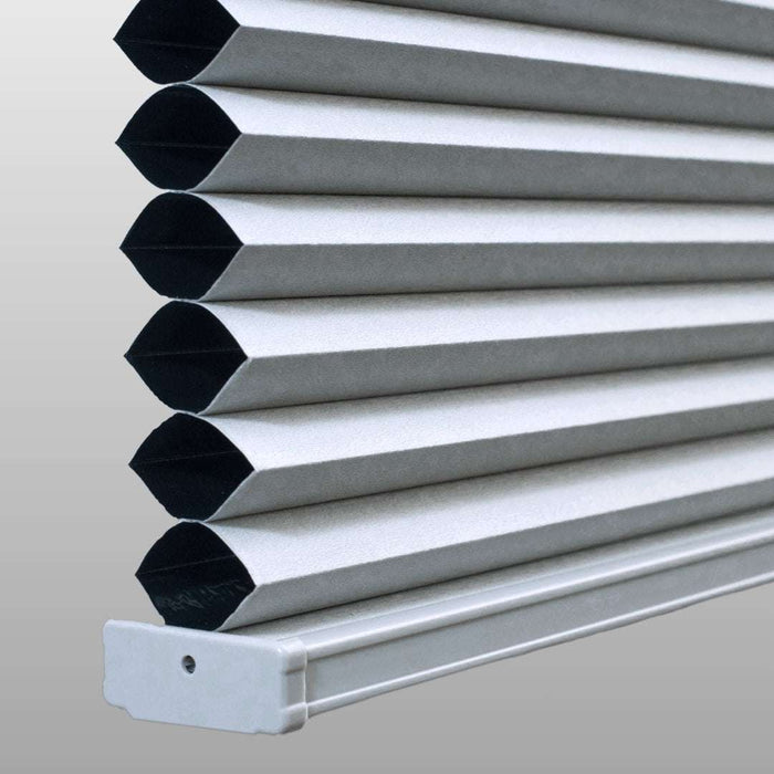 Gray Sheen CB - 9/16" Classic Single Cell Blackout Cordless