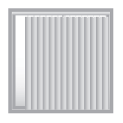 Mount Inside Mount (Factory determined deduction will be taken) Mount - Vertical Blinds