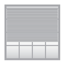 Mount Inside Mount (Factory determined deduction will be taken) Mount - Pleated Shades