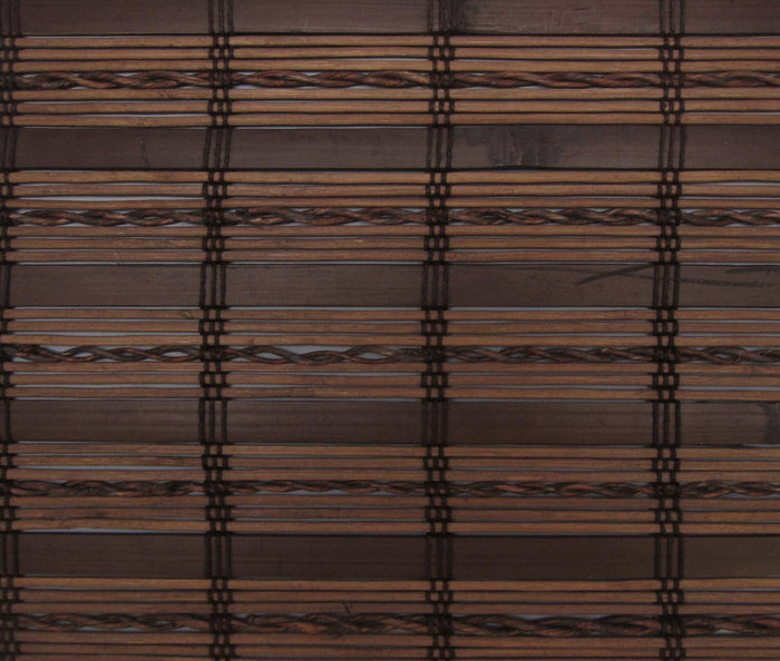 Lau Coffee - Cordless Standard or Cordless Top-Down Bottom-Up Woven Wood Shades