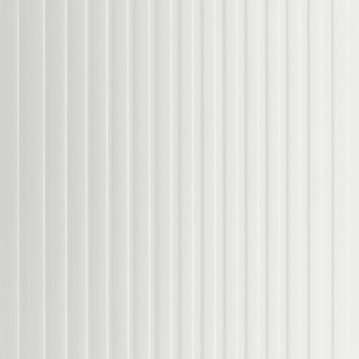 Marie White - 3 1/2" Classic Curved PVC Smooth Verticals
