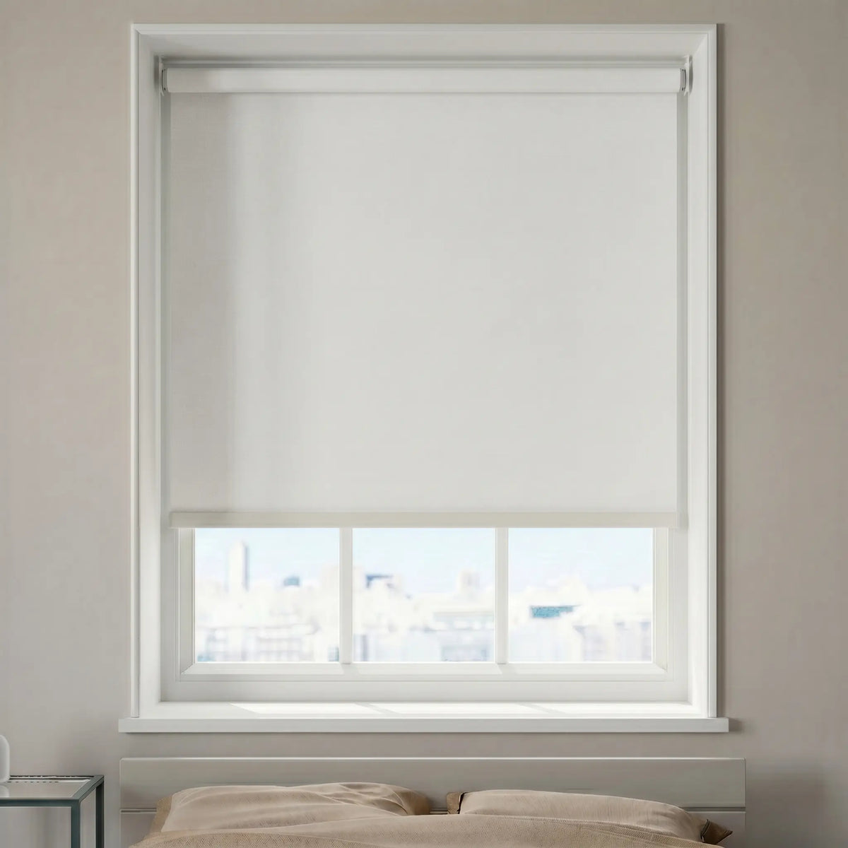 Durable and stylish Matte Vinyl Linen ProGrade blackout shades in Matte Vinyl Linen, perfectly suited for rooms requiring maximum light control.