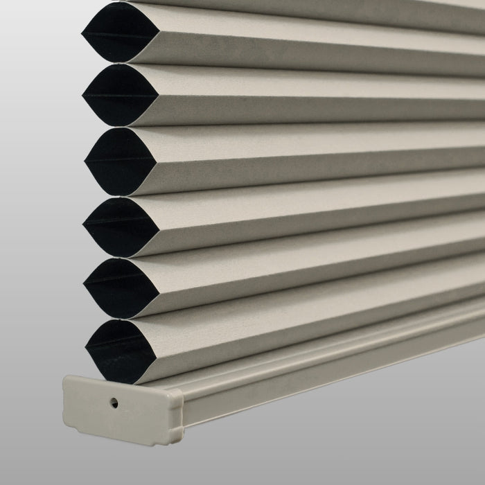 Misty Gray CB - 9/16" Classic Single Cell Blackout Cordless