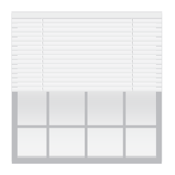 Mount Outside Mount (No deduction will be taken) Mount - Mini Blinds