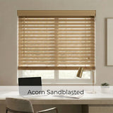 2" Premier Cordless Faux Wood Blinds