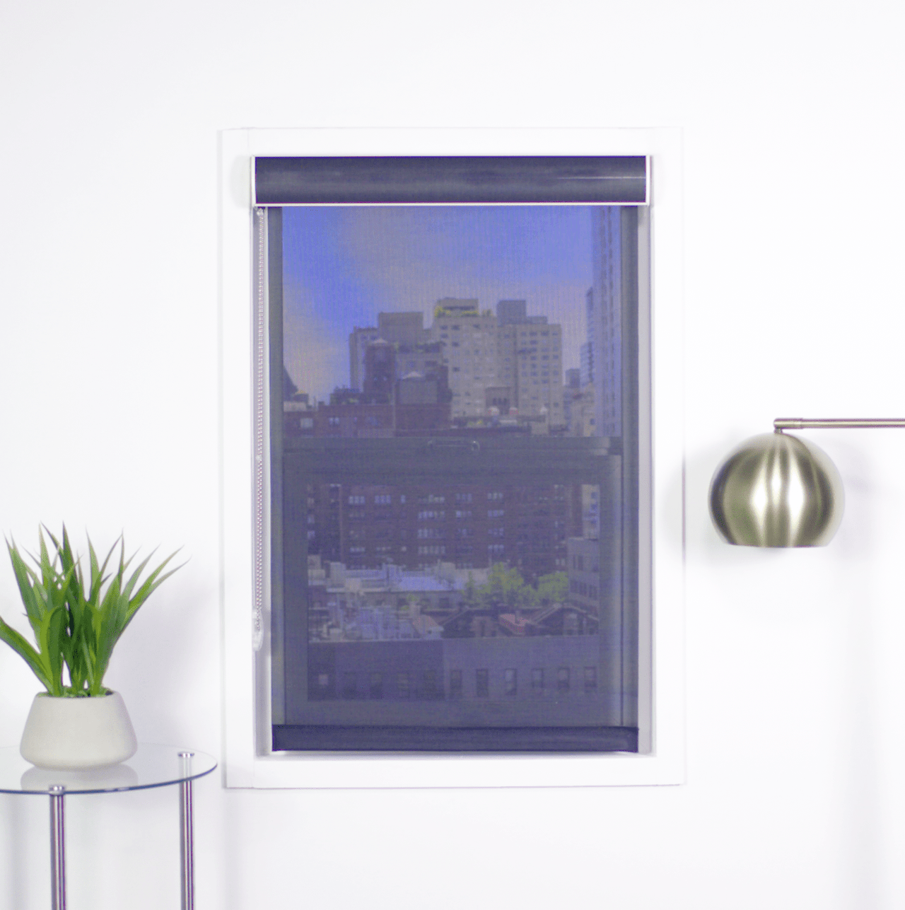 Roller Shades and Solar Shades, Parent Premier 10 Openness Solar Shades