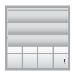Control Style Pull Cord Forward Control Style - Roman Shade