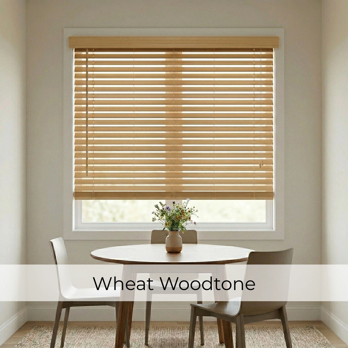 2" Signature Cordless Faux Wood Blinds - Woodtone