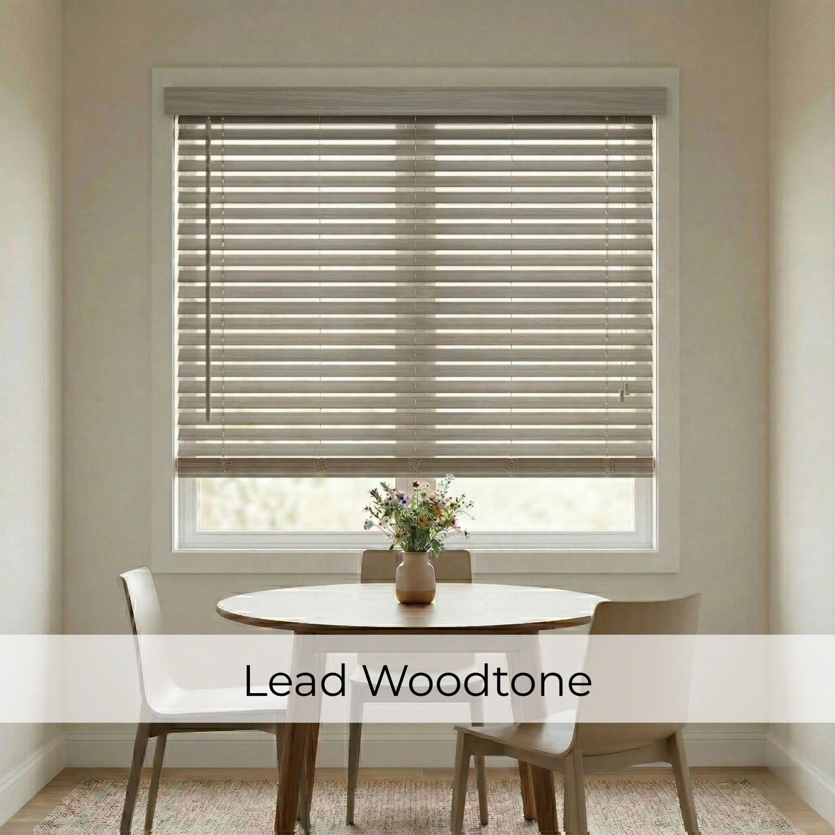 2" Signature Cordless Faux Wood Blinds - Woodtone