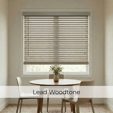 Load image into Gallery viewer, 2" Signature Cordless Faux Wood Blinds - Woodtone
