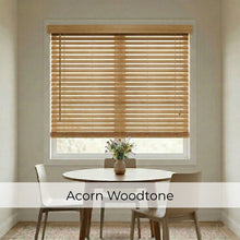 Load image into Gallery viewer, 2" Signature Cordless Faux Wood Blinds - Woodtone
