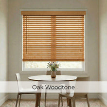 Load image into Gallery viewer, 2" Signature Cordless Faux Wood Blinds - Woodtone
