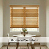 2" Signature Cordless Faux Wood Blinds - Woodtone