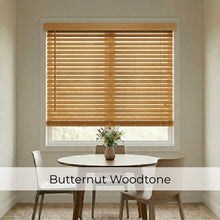 Load image into Gallery viewer, 2" Signature Cordless Faux Wood Blinds - Woodtone
