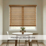 2" Signature Cordless Faux Wood Blinds - Woodtone