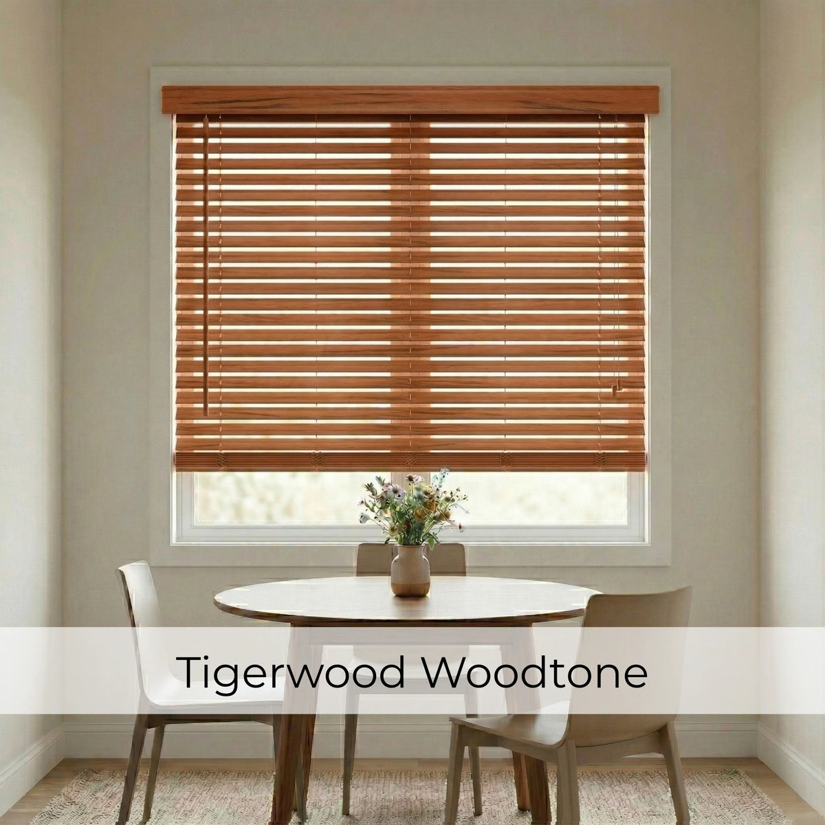 2" Signature Cordless Faux Wood Blinds - Woodtone