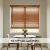 2" Signature Cordless Faux Wood Blinds - Woodtone
