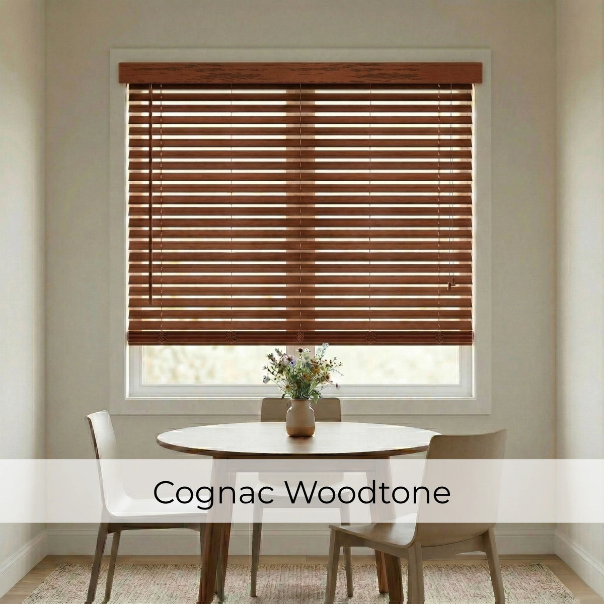 2" Signature Cordless Faux Wood Blinds - Woodtone