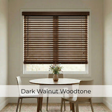 Load image into Gallery viewer, 2" Signature Cordless Faux Wood Blinds - Woodtone
