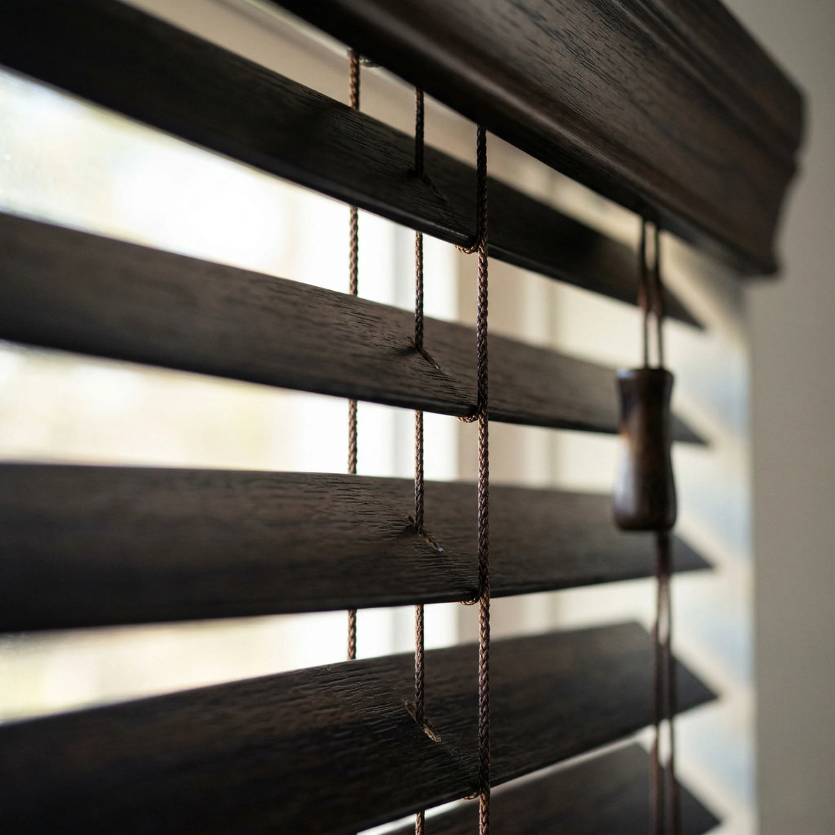 2" Signature Cordless Faux Wood Blinds - Woodtone