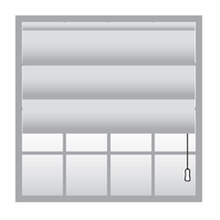 Load image into Gallery viewer, Control Style Standard Pull Cord Control Style - Roman Shade
