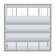 Load image into Gallery viewer, Control Style Top Down / Bottom Up Control Style - Roman Shade
