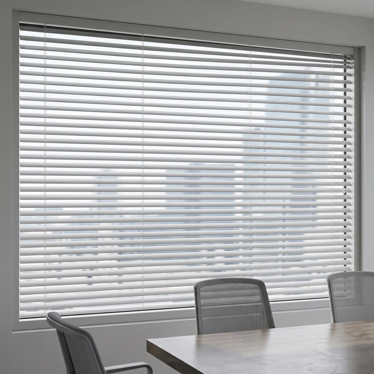 2" x 1 1/2" Cordless 8g Aluminum Mini Blinds