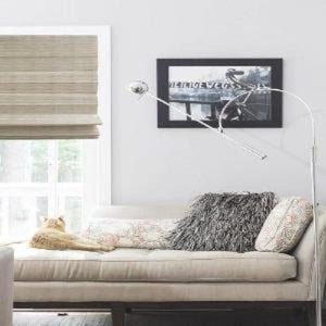 Bamboo Blinds and Woven Wood Shades, Parent Wicker-Look Woven Cordless Shades