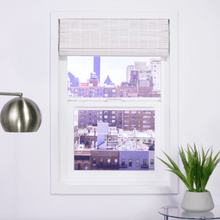 Load image into Gallery viewer, Woven Wood Cordless Top - Down/Bottom - Up Shades - Factory Direct Blinds
