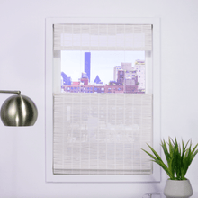 Load image into Gallery viewer, Woven Wood Cordless Top - Down/Bottom - Up Shades - Factory Direct Blinds
