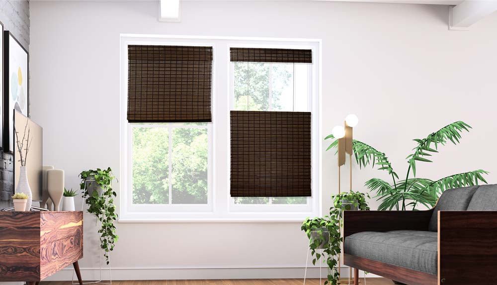 Woven Wood Cordless Top - Down/Bottom - Up Shades - Factory Direct Blinds