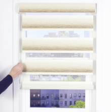 Load image into Gallery viewer, Zebra Light Filtering Roller Shades - Factory Direct Blinds
