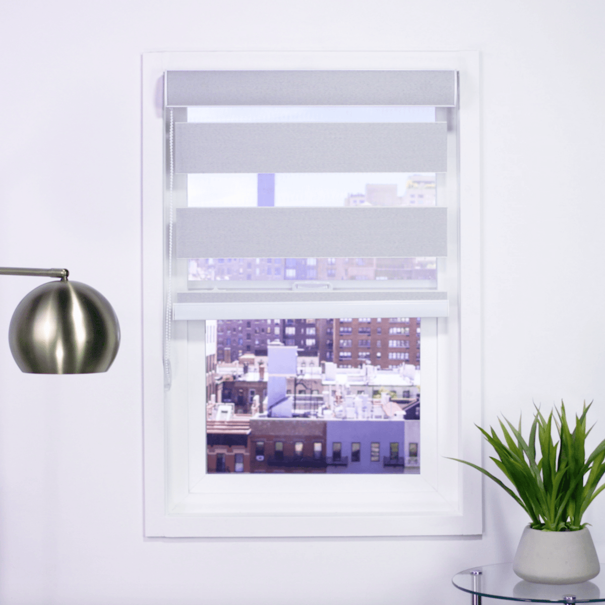 Zebra Room Darkening Roller Shades - Factory Direct Blinds