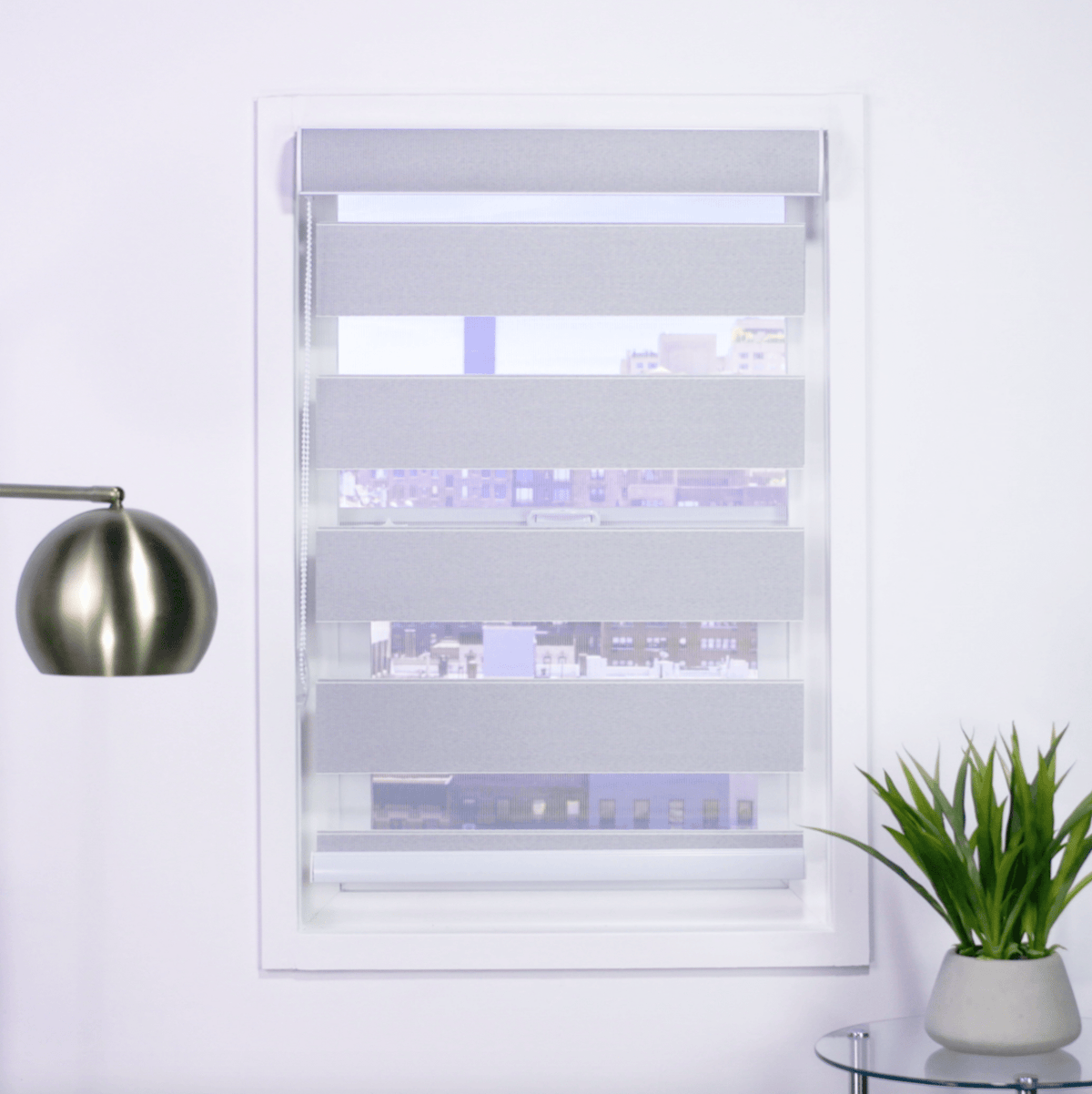 Zebra Room Darkening Roller Shades - Factory Direct Blinds