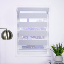 Load image into Gallery viewer, Zebra Room Darkening Roller Shades - Factory Direct Blinds
