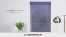 Load and play video in Gallery viewer, Premier 5% Solar Screen Roller Shade | Factory Direct Blinds.
