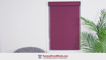 Load and play video in Gallery viewer, Contemporary Fabric Light Filtering Roller Shades | Factory Direct Blinds.
