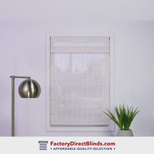 Load and play video in Gallery viewer, Woven Wood Cordless Top-Down/Bottom-Up Shades | Factory Direct Blinds.
