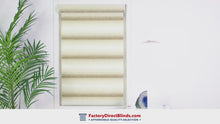 Load and play video in Gallery viewer, Zebra Light Filtering Roller Shades | Factory Direct Blinds.

