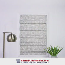 Load and play video in Gallery viewer, Affordable Roman Shades | Factory Direct Blinds.

